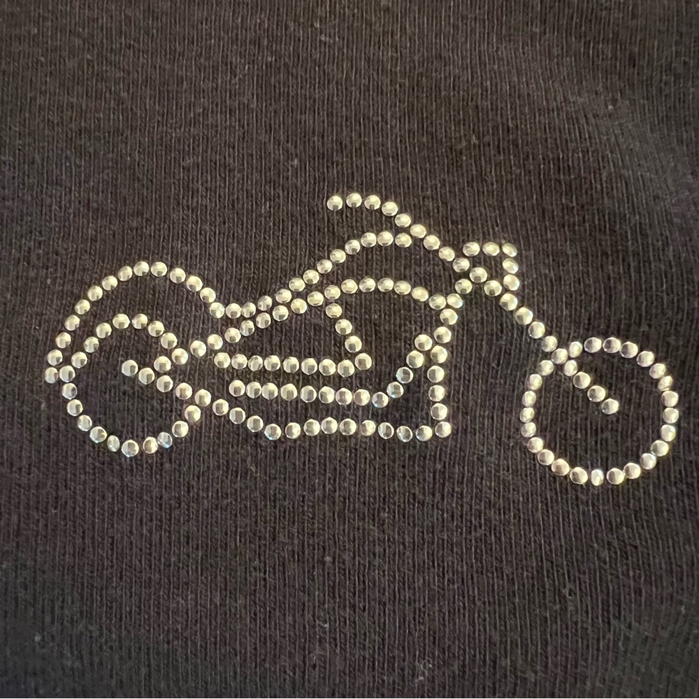 Lighting Clothing Biker Tank Top Black Silver Studded Motorcycle Chain Straps - Picture 4 of 9